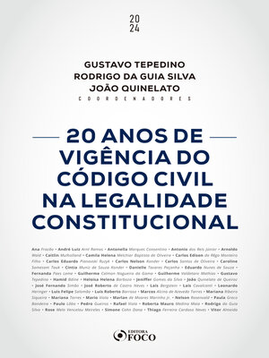 cover image of 20 Anos de Vigência do Código Civil na Legalidade Constitucional